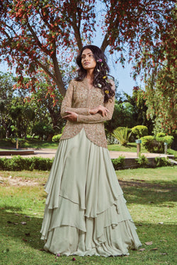 AAYAT JACKET & SKIRT SET