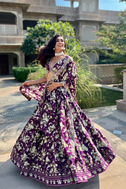 MRUNAL THAKUR IN AFRANA LEHENGA SET