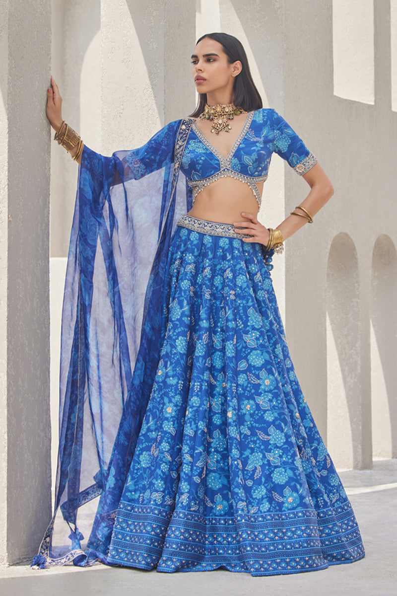 SAGE LEHENGA SET