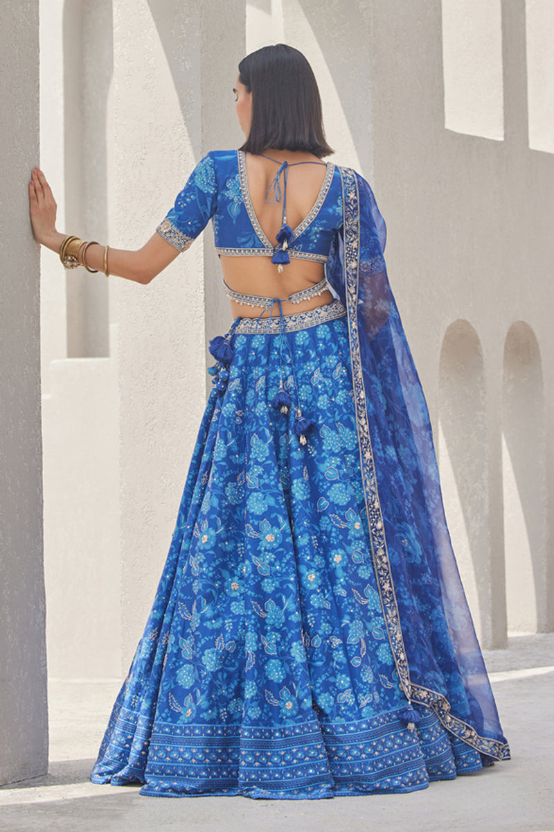 SAGE LEHENGA SET