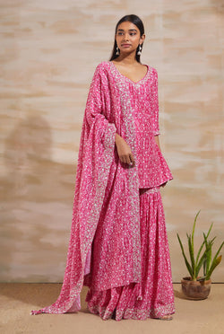 LILY KURTA & GHARARA SET