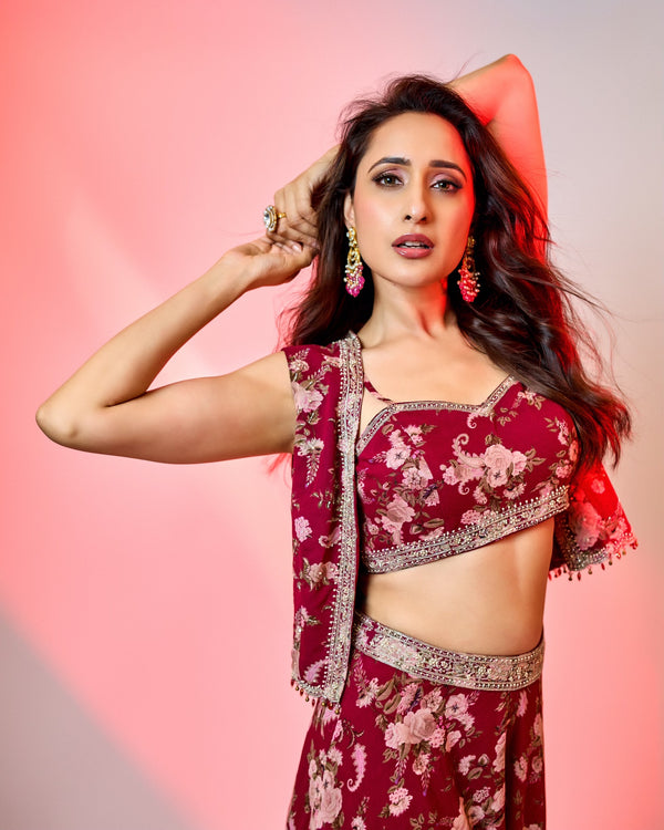 PRAGYA JAISWAL IN DUA SHARARA SET