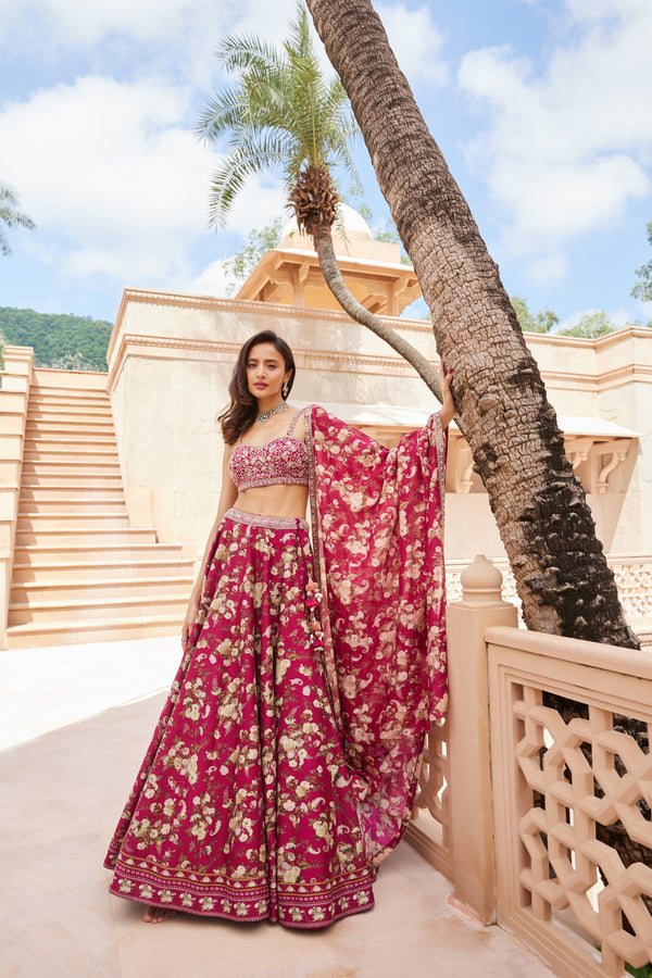 GULESHA LEHENGA SET