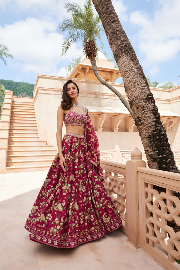 GULESHA LEHENGA SET